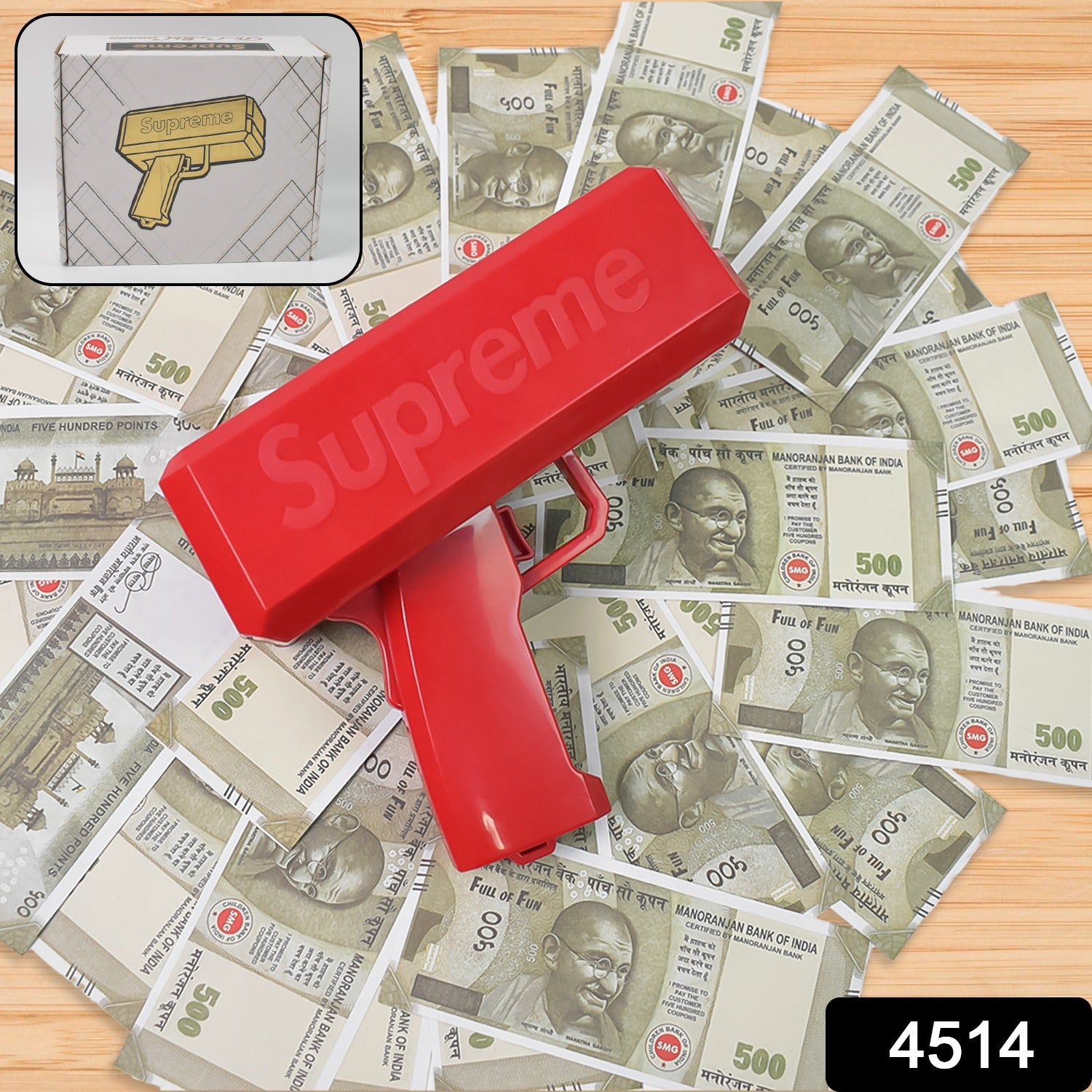 4514 Money Gun Shooter Cash Spray Gun Make It Rain Toy Gun Cash Cannon Money Gun Great Fun For Party Games Wedding Birthday 4514 Money Gun Shooter Cash Spray Gun Make It Rain Toy Gun Cash Cannon Money Gun Great Fun For Party Games Wedding Birthday
